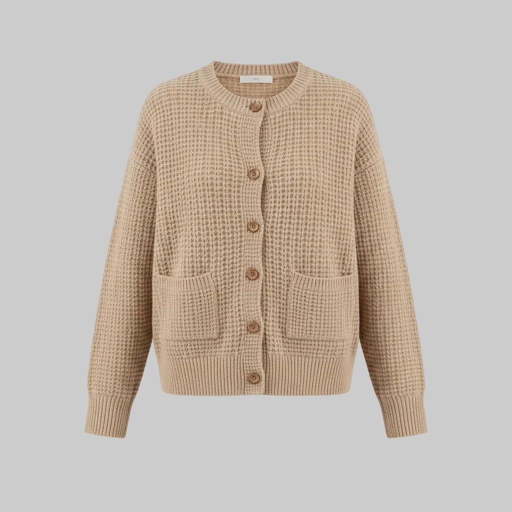 Women's Waffle Knit Cardigan